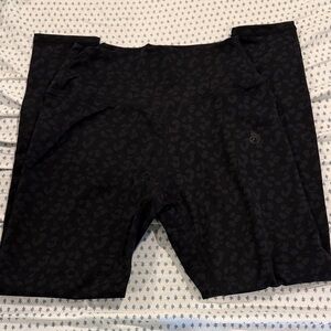 Ryderwear Black Patterned Leggings
